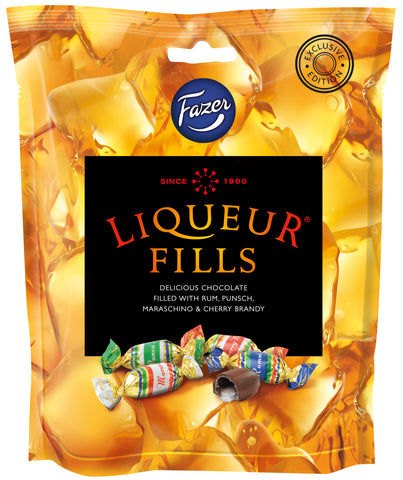 Fazer Liquer Filled Chocolates, 165g