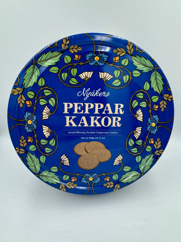 Nyåkers Ginger Snaps Blue Tin, 400g