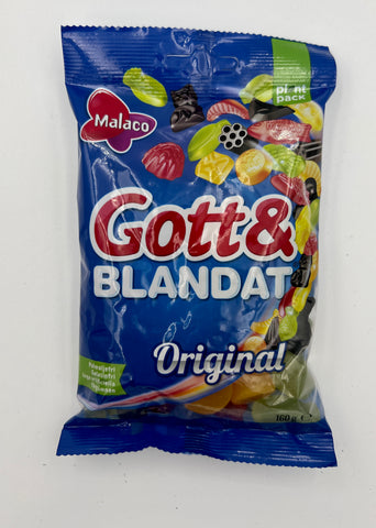 Malaco Gott & Blandat Original, 160g