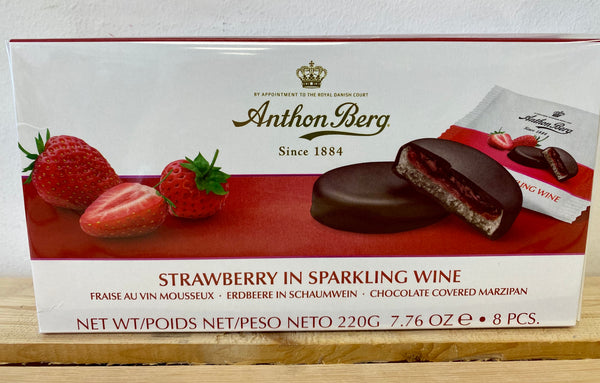 Anthon Berg Chocolate Covered Marzipan with Strawberry and